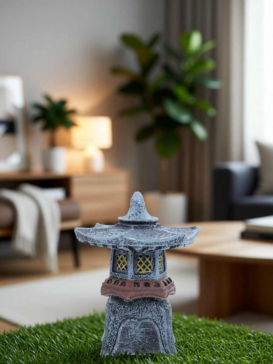 Bonsai Garden Landscape Design - Statua da Giardino in Resina a
