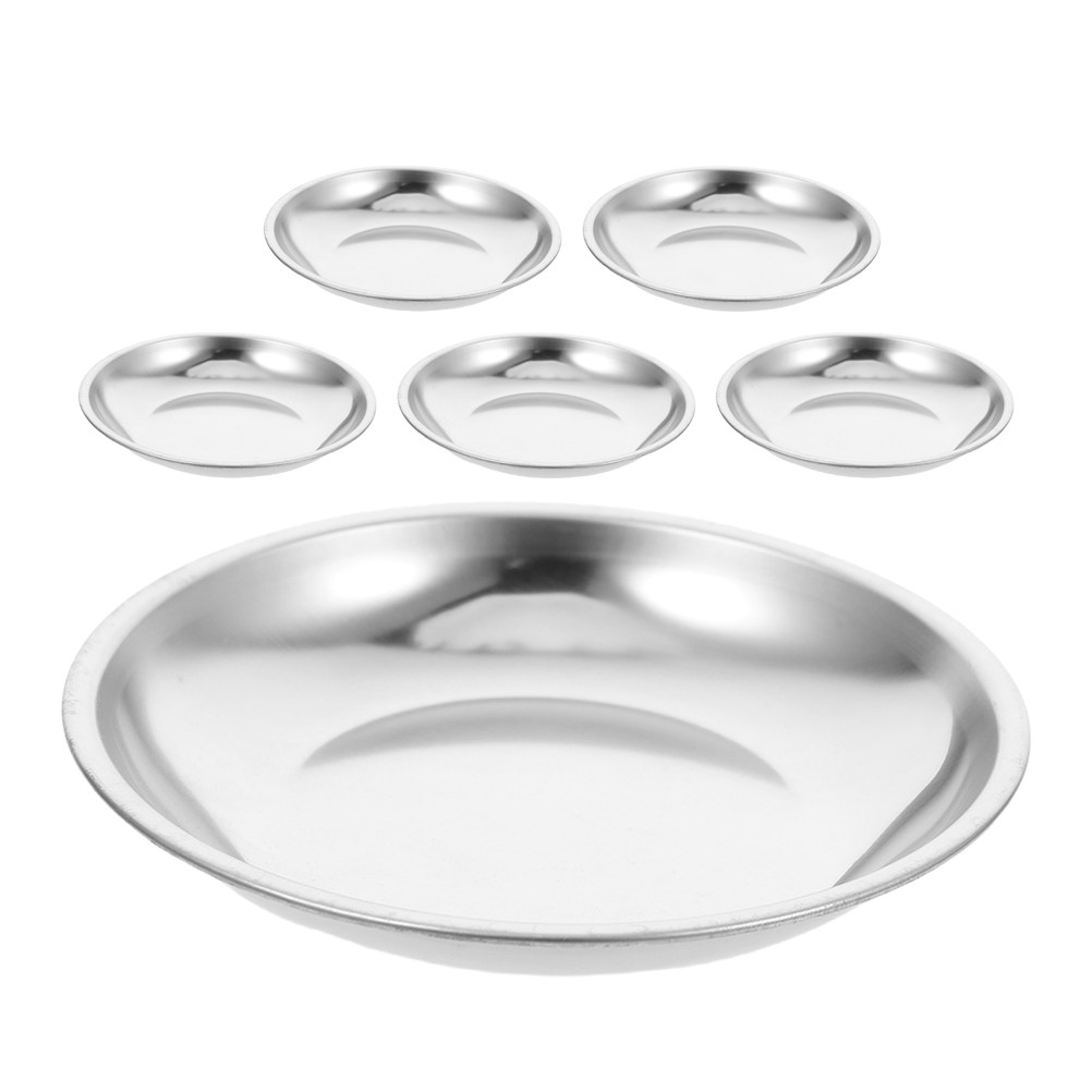 Drip Tray Saucer - 6 pezzi di piattini in acciaio