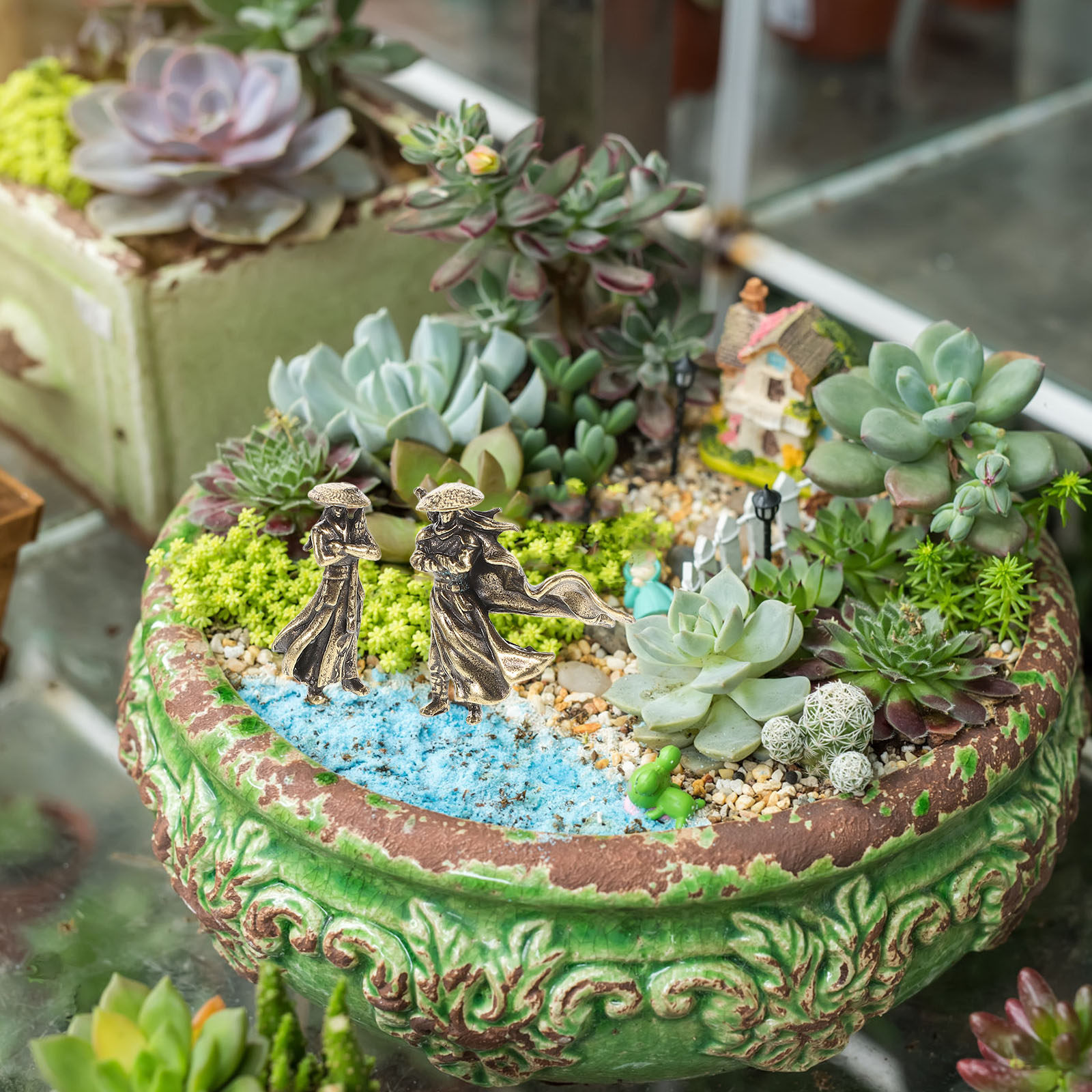 2 statuette di guerrieri in mi - Bonsai Garden Landscape Design recensione e prezzo