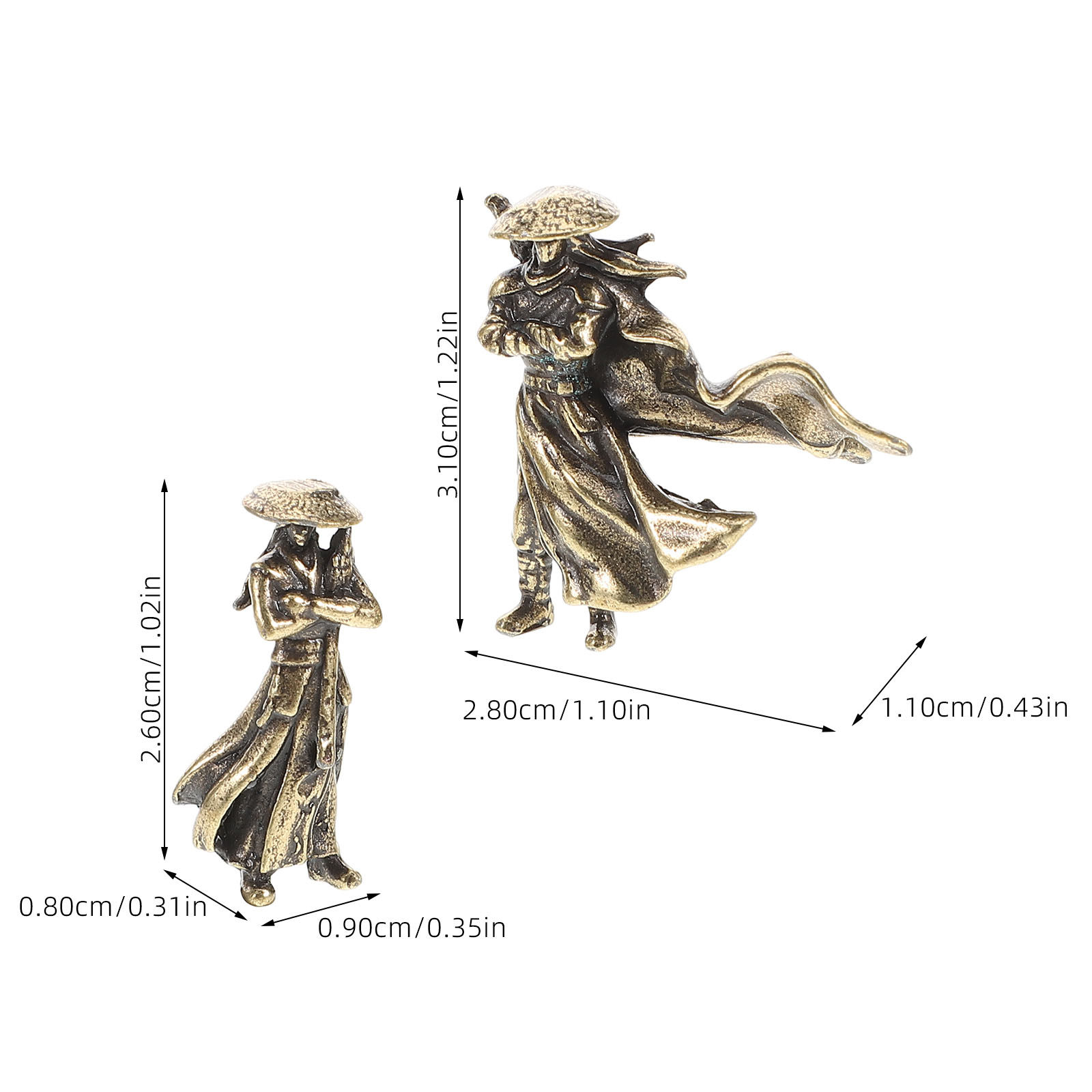 2 statuette di guerrieri in mi - Bonsai Garden Landscape Design recensione e prezzo