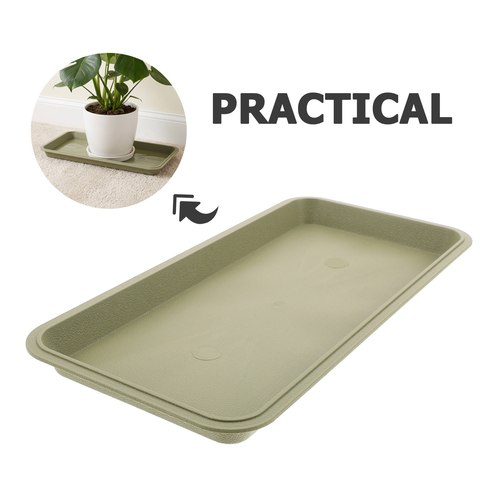 Vassoio rettangolare in plasti - Drip Tray Saucer recensione e prezzo