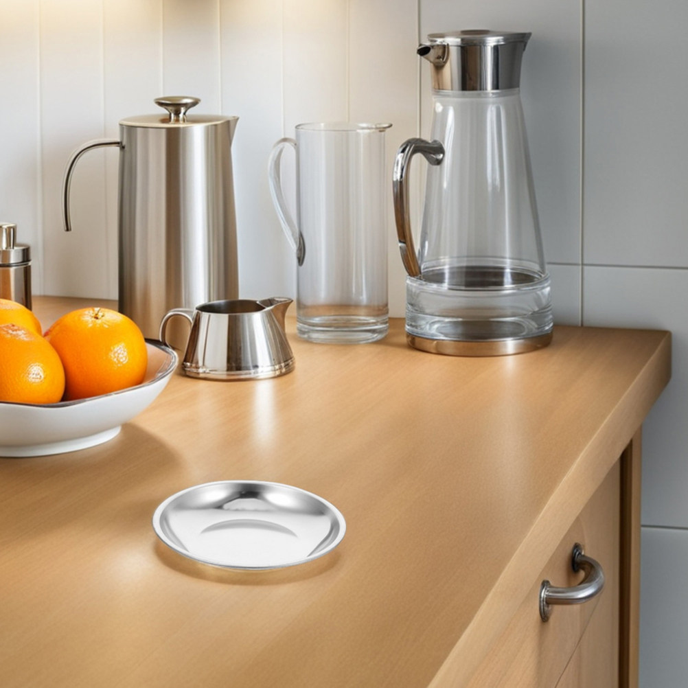 6 pezzi di piattini in acciaio - Drip Tray Saucer recensione e prezzo